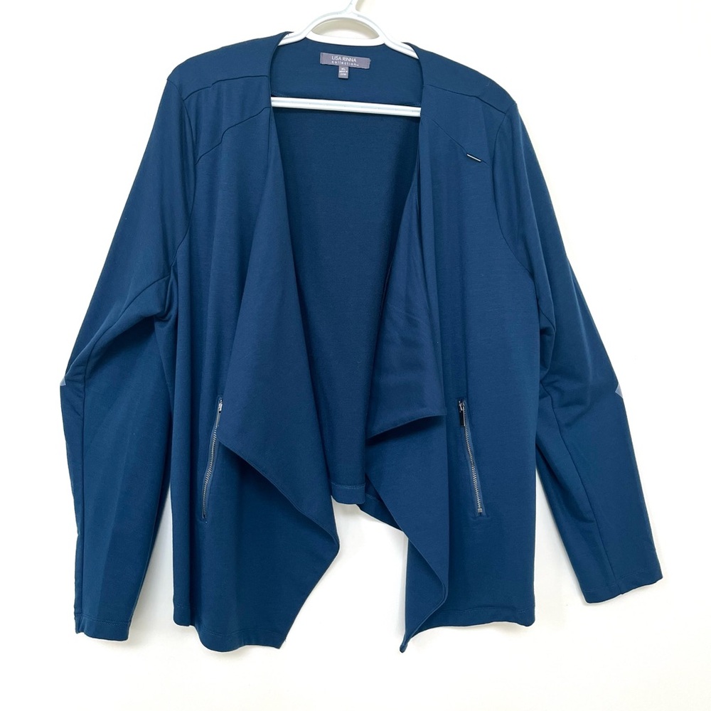 2 Way Drape Front or Wrap ~ Cardigan Jacket ~ Lisa Rinna Collection ~ XL